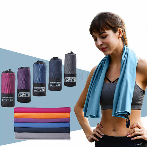 Microfiber Towels for Travel Sports Fast Drying Super Absorbent Ultra Soft Lightweight Gym Yoga Swimming Outdoor SportsTowel