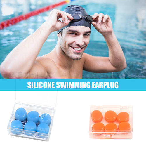 1Pair Soft Swimming Earplugs Water Protection Waterproof Silicone Diving Supplies Protection Ear Plug Pool Swim Dive Accessories