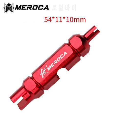 MEROCA Bicycle American/French Valve Removal Tool Tire Tube Iamok Extension Rod Disassembly Repair Wrench Bike Parts