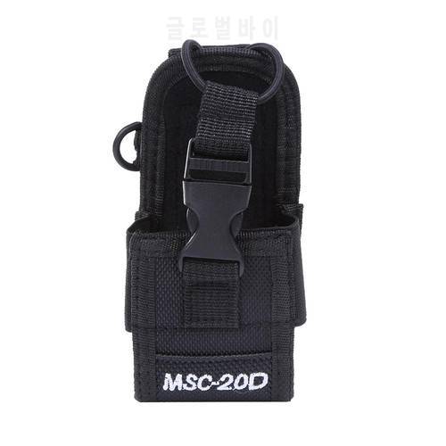 MSC-20D Nylon Multi-Function Walkie Talkie Bag Case Radio Nylon Pocket Holder Bag Package Pouch Case