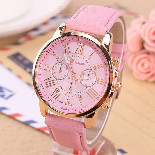 Fashion Casual Leather Bracelet Wrist Watch Women Fashion White Ladies Watch Alloy Analog Quartz Watches Wholesale