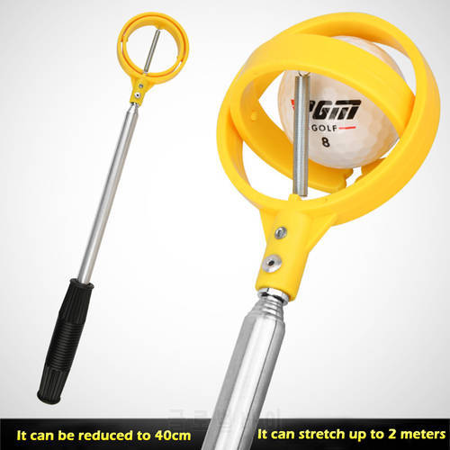 Golf Ball Retriever for Water Stainless 8 Sections Telescopic Extandable Golf Ball Picker Pick up Tool Golf Accessories