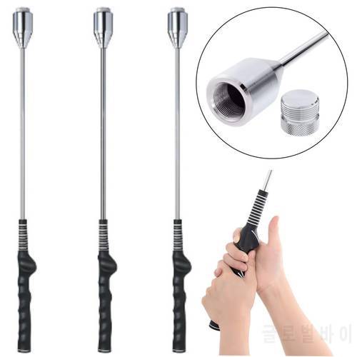 Golf Training Aids Stainless Steel Swinging Sticks Indoor Outdoor Beginners Exercuise Auxiliary Swing Stick Golf Accessories