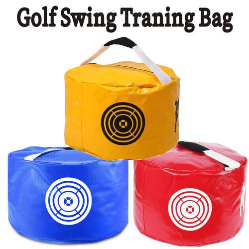 Golf Swing Training Bag Golf Power Impact Swing Aid Practice Smash Hit Strike Bag Multifunctional Golf Exercise Equipment Pack