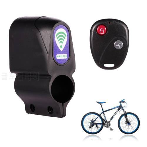 Anti-theft Bike Lock Cycling Security Lock Wireless Remote Control Vibration Alarm 110dB Bicycle Alarm bicycle lock