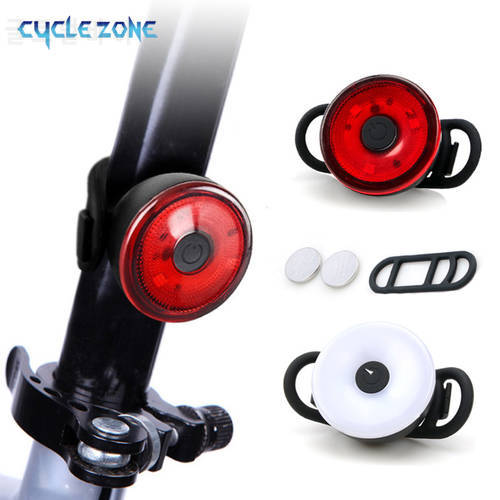 Bicycle Rear Light Battery Style Red Lamp Safety Warning Taillight for MTB Bike Seatpost Creative Bicycle Tail Light Accessories