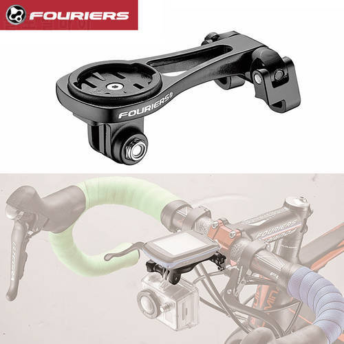 Fouriers Cycling Adjustable Computer GPS Mount Stem Front Cap Extension For Wahoo Bryton MIO Giant GARMIN Edge 1000 800 GoPro