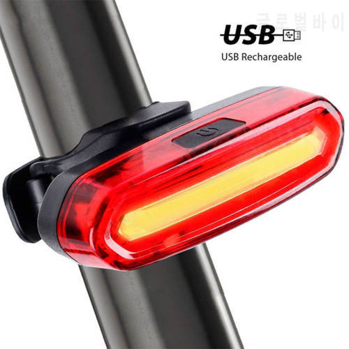 120 Lumen Bike Taillight 650mAh Mountain Bicycle Rear Lighting USB Rechargeable Night Cycling Bicycle Tail Light Luz Bicicleta