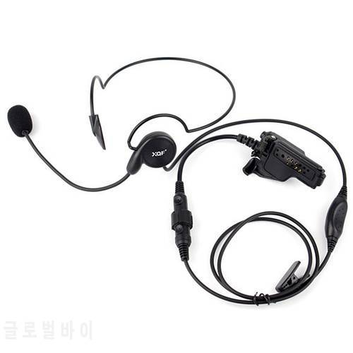 Advanced Unilateral Headphone Mic Neckband Earpiece Cycling Field Tactical Headset For Motorola Radio HT1000 XTS1500 XTS2500