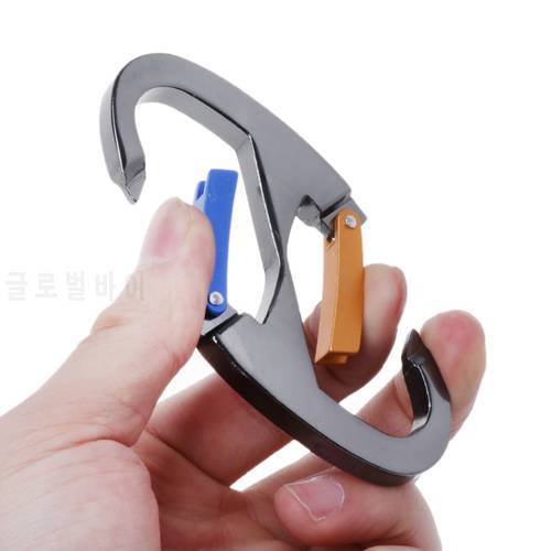 Outdoor Camping Tool 8 Shaped Carabiner Keychain Snap Clip Hook Hiking Buckle