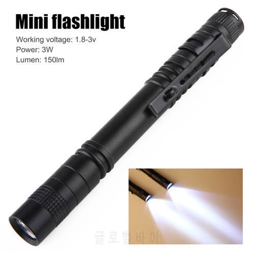 Waterproof Mini hot LED Flashlight Torch Pocket Light Portable Lantern AA Battery Powerful Led For Hunting Camping Wholesale