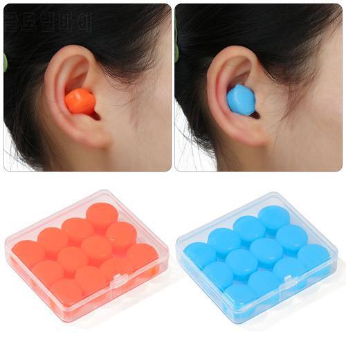 6Pairs Silicone Ear Plugs Sleep Anti-Noise Snoring Earplugs Noise Cancelling For Sleeping Noise Reduction Protect Hearing Travel