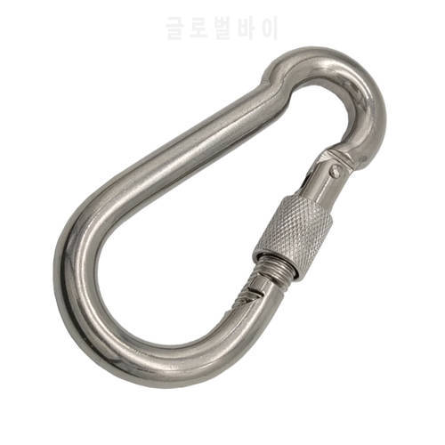 Carabiner Keychain Aluminum Alloy Ring Buckle Spring Carabiner Spring Hook Clip Keychain Outdoor Camping Daily Use
