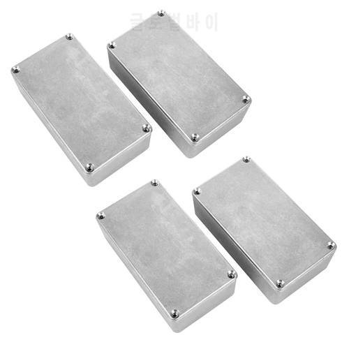 4Pcs 125B/1590N1 Aluminum Case Guitar Stompbox&Pedal Enclosure for Guitar Effect Pedal Project