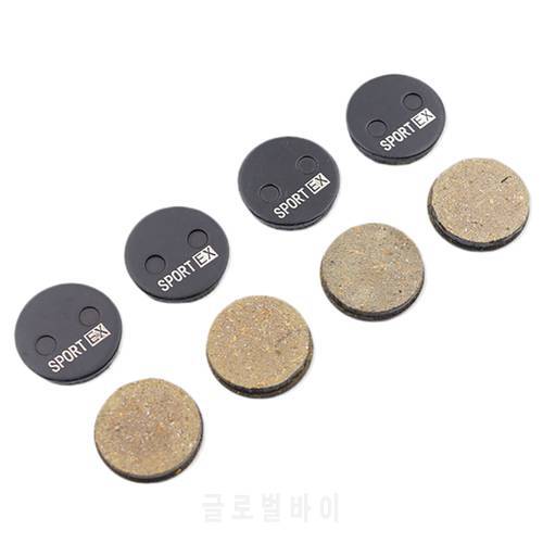 4 Pairs Bicycle Disc Brake Pads for Aons Caliper,Diameter Is 21.5mm Round Pads,Sport EX Class RESIN