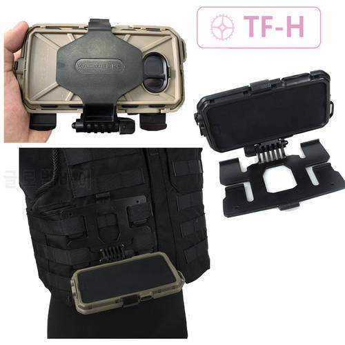 NEW TMC S7 Mobile Phone Shell Model Mounting Bracket For Tactical Vest Shape Black/khaki