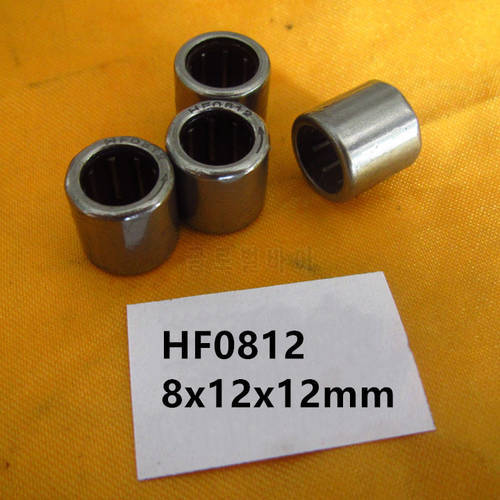 20-100pcs HF081212 HF0812 8x12x12mm One way clutch needle roller bearings 8mm * 12mm * 12 mm Single Way Needle Bearing