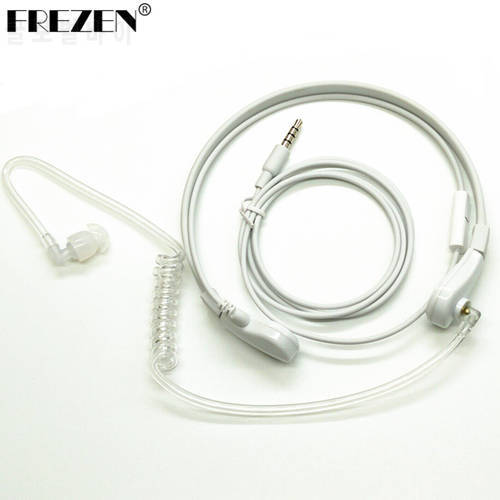 1 Pin 3.5mm Throat MIC Headset Covert Air Tube Earpiece for iphone xiaomi Phone Mobile Phone