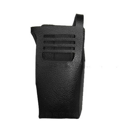 Two Way Radio Genuine Leather Protective Sleeve Shoulder Bag Hard Holster Case For Motorola XIR P8200 P8208 P6500 P6200 GP328D