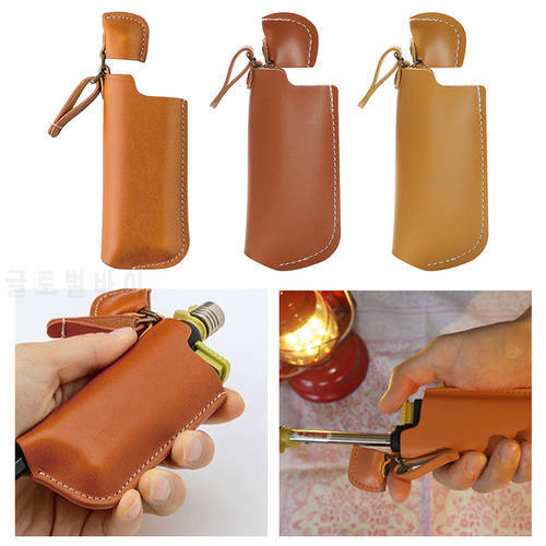 Igniter Holster Outdoor Camping Hiking PU Leather Igniter Protective Sleeve Storage Bag Case for SOTO ST-480
