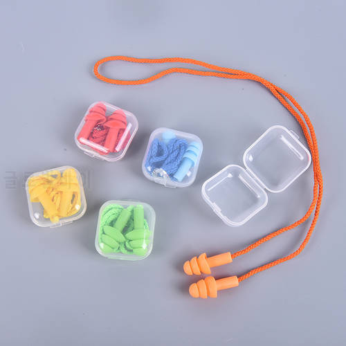 Silicone 1box-packed comfort earplugs noise reduction silicone Soft Ear Plugs Swimming Earplugs Protective for sleep