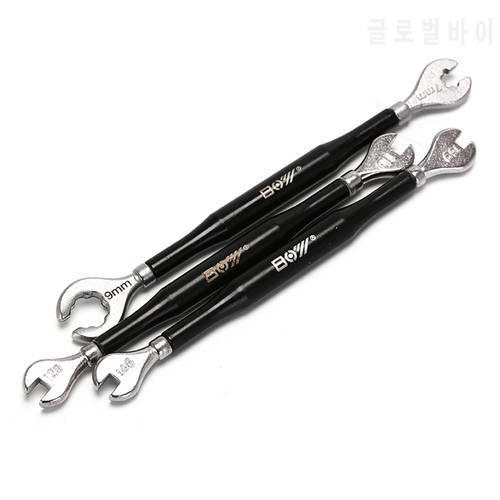Steel Bikes Spoke Wrench Repair Tools 7-9mm 11G-12G 14G-15G Wrench Lever Bike Spoke Wrench Kit Cycling Accessory Component