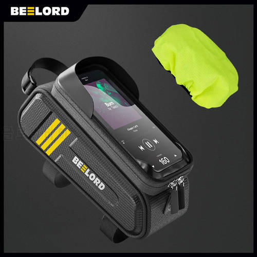 BEELORD Bike Bag Touch Screen Phone Case Holder Waterproof Bicycle Frame Bag Mountain Bike Acessories Cycling Pouch Bolsa