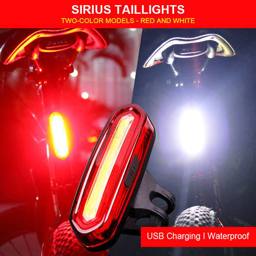 Bike Tail Light Waterproof Riding Front Rear Light LED USB Rechargeable MTB Bike Headlight Cycling Tail Lamp Bicycle Lantern