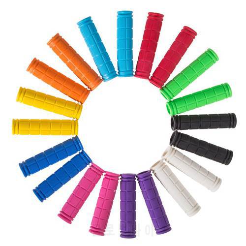 Rubber Bike Handlebar Grips Cover BMX MTB Mountain Bicycle Handles Anti-skid Bicycles Bar Grips Fixed Gear Parts