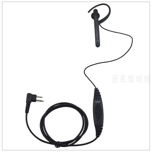 One-Wired G-Hook Ear Bar Boom mic 2-pin M plug Earpiece for Motorola Radio Walkie Talkie GP300 GP88S CP040 CP180 CT450 PRO2150