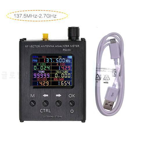 PS100 UV RF Vector Impedance ANT SWR Antenna Analyzer Meter Tester 140MHz - 2.7GHz N1201SA New Version