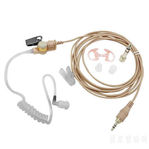 Universal IFB Headset 3.5mm Professional Headset Compatible /iPhone, Android, Telex, Clear-Com, Comrex, Lecstronics