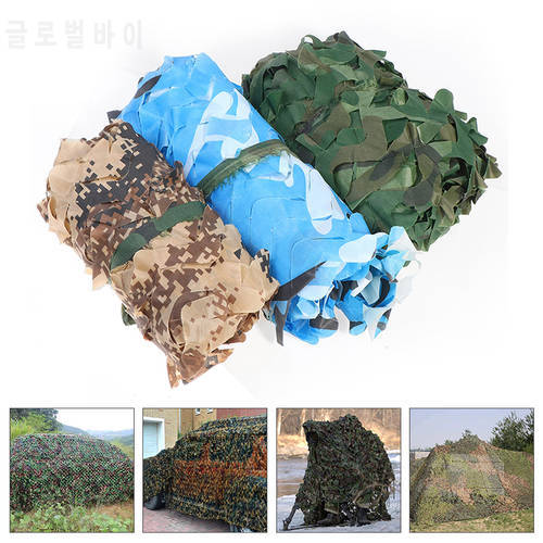 Military Woodland Camo Netting Leaf Privacy Protection Camouflage Net For Hunting Camping Forest Garden Decoration Landscape