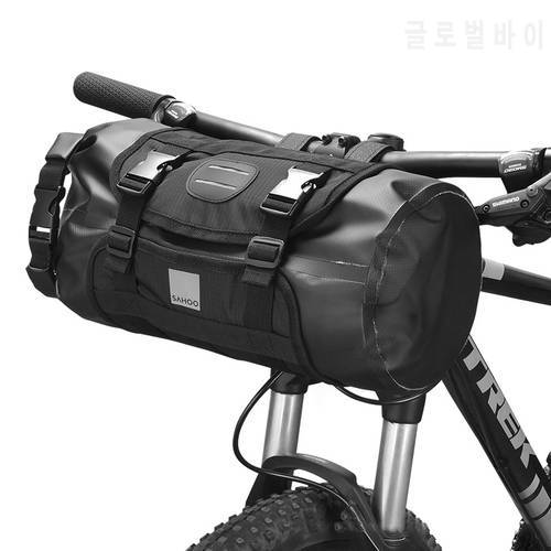 Brand New Bicycle Bag Waterproof Big Capacity 11L Bike Handlebar Bag Front Tube Cycling Bag MTB Frame Trunk Bike Accessories