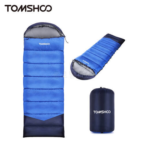 Tomshoo Winter Single Envelope Sleeping Bag Winter Tourism Adults Ultralight Camping Tourist Sleeping Bag Travel Goods 2022 New