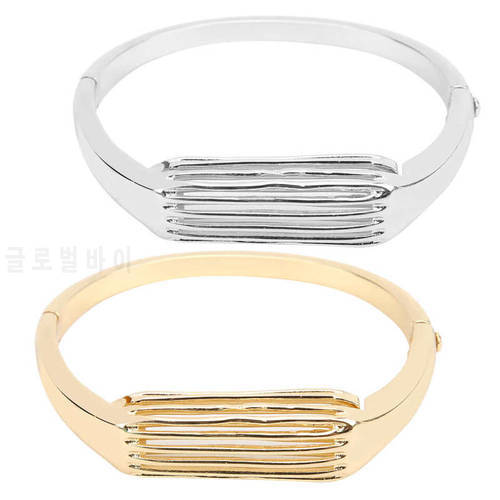 Metal Wristband Stainless Steel Bracelet Metal Wristband Wrist Decoration Accessory for Fitbit Flex 2 Wrist Decoration Bracelet