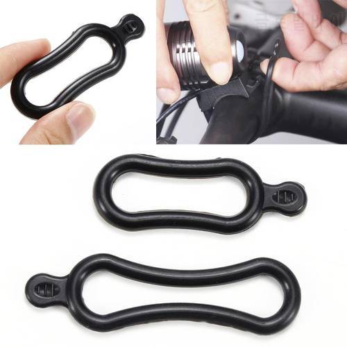 Rubber Band For Bicycle Headlight Rear Lamp Handlebar LED Torch Holder Fastening Rubber Band Bike Light Mount Install Parts