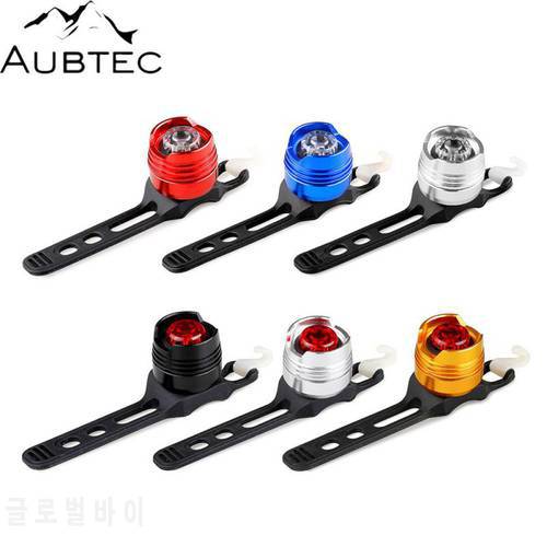 AUBTEC Bicycle Light Waterproof Rear Tail Light LED USB Rechargeable Mountain Bike Cycling Light Taillamp Safety Warning Light