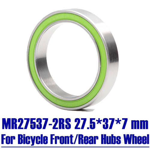 MR27537-2RS Bearing 27.5*37*7 mm ( 1 PC ) 27537 RS Bicycle Hub Front Rear Hubs Wheel 27.5 37 7 Ball Bearings