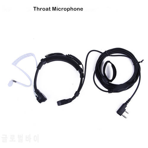 Extendable Throat Earpiece Headset for CB Radio Walkie Talkie BAOFENG UV-5R UV-5RE Plus UV-B5 UV-B6 For baofeng Microphone Mic