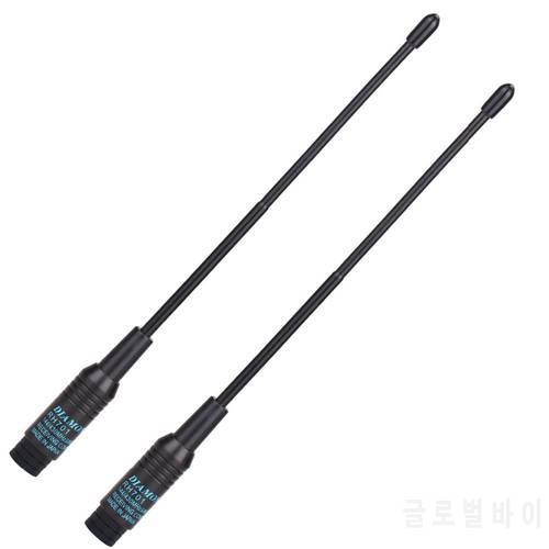 2PCS Diamond RH-701 SMA-Male Dual Band UHF/VHF 144/430MHz RH701 Antenna for Baofeng Yaesu TYT Wouxun Portable Walkie Talkie