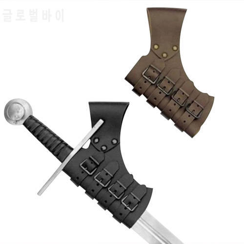 Sword Frog Adjustable Renaissance Accessories Medieval Belt Viking Battle Leather Sword Frog For Cosplay Theme Party