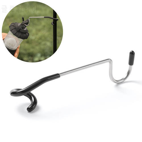 Light Stand Holder Hooks Stainless Steel Portable Tent Pole Lamp Hanger Hunting Fishing Lantern Hanger Outdoor Camping Tools