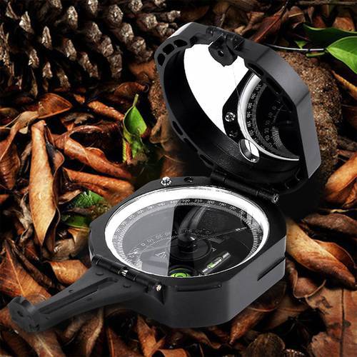 Portable Geology Compass Sighting Lensatic Compass Lightweigh Accuracy for Survival Camping Backpacking Foresters Hiking Devices