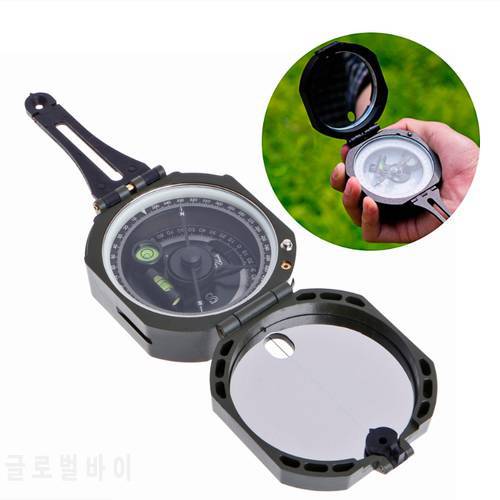 High Precision Magnetic Pocket Transit Geological Compass Scale 0-360 Degrees dropshipping