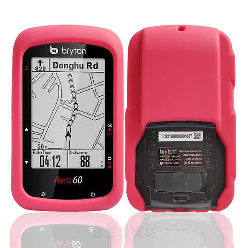 Generic Bike Gel Skin Case & Screen Protector Cover for Bryton Aero 60 GPS Computer Case for aero60