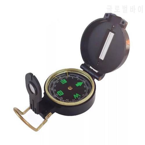 High Quality Camping Compass Portable Green Folding Lens Multifunctional Compass For Outdoor Activities