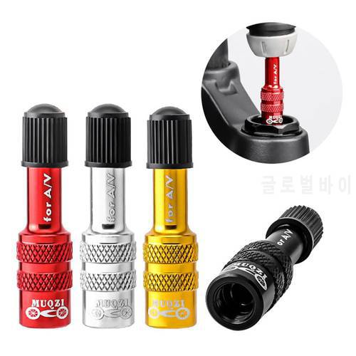 Aluminum Alloy Air Fork Inflatable Valve Adapter Av Extension Conversion Nozzle Road Bicycle Fork Accessory