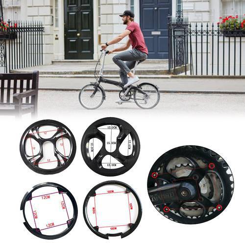 48T 12cm MTB Bicycle Bike Crankset Chain Wheel Cover Guard Protector Cycle Parts Crankset Protective Cover Chain Guards