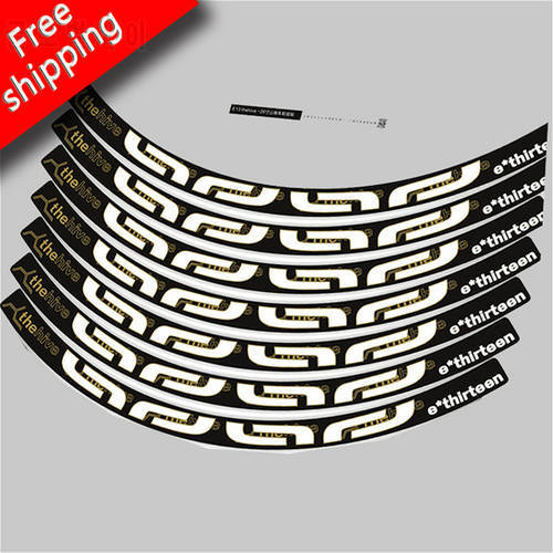 MTB Bike Wheels Stickers for E13 Thehive Bycicle Cycling Racing Dirt Decals for 26 27.5 29 Inch Sunscreen Antifade Free Shipping